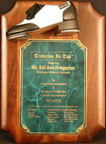 Tradition In Tap Award to Ms. Sali Ann Kriegsman